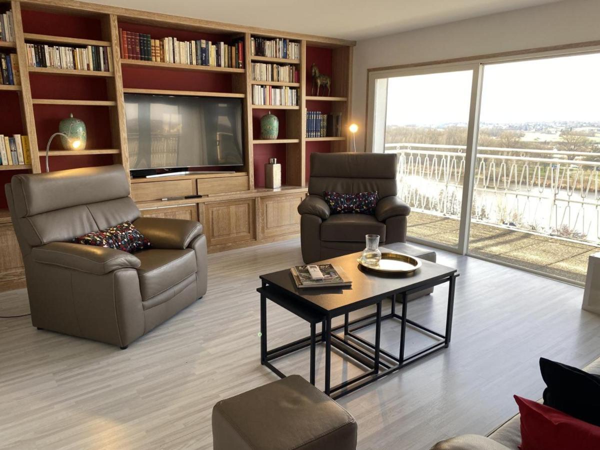Appartement Panoramique Au Centre De Moulins Avec Terrasse, 2 Chambres, Et Equipements Modernes - Fr-1-489-412 エクステリア 写真